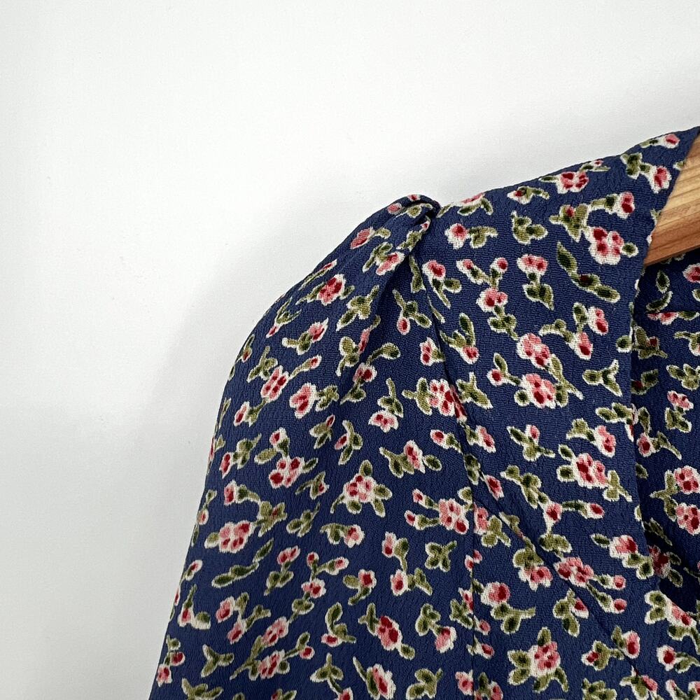Reformation Eugenia Ditzy Floral Crop Top Blouse size 6 - Picture 8 of 13